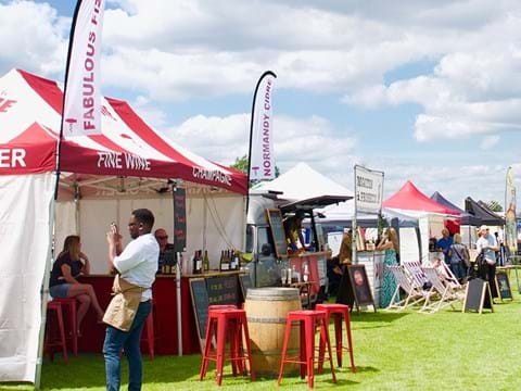 Stalls at The Local Beer & Cider Festival