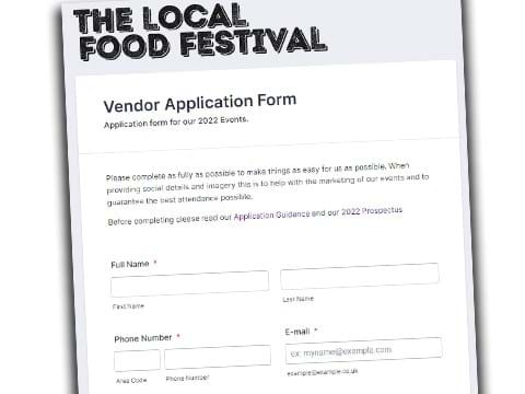 Vendor Application Form