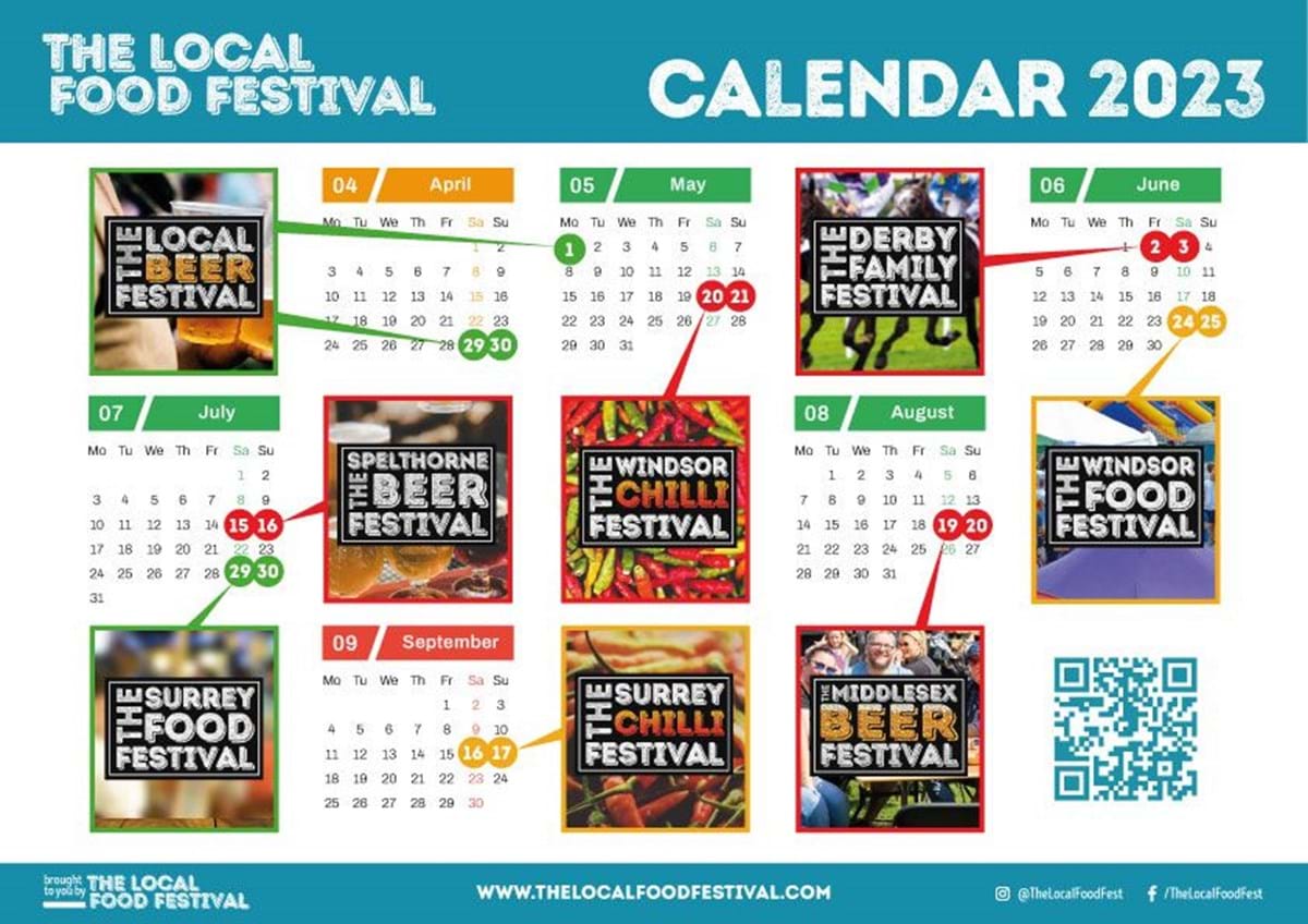 2023 Calendar revealed — The Local Food Festival