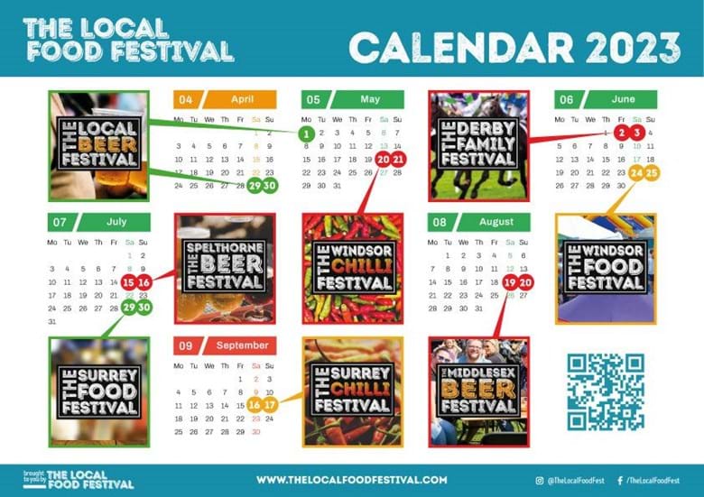 2023 Calendar revealed — The Local Food Festival
